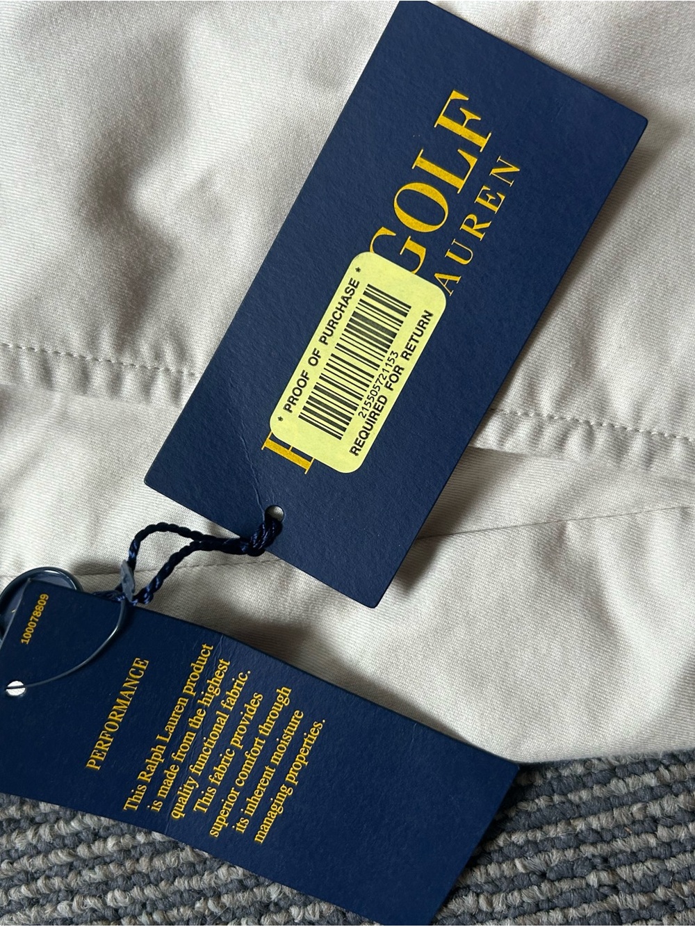 Ralph Lauren Beige/Tan Golf Shorts - Picture 2 of 5